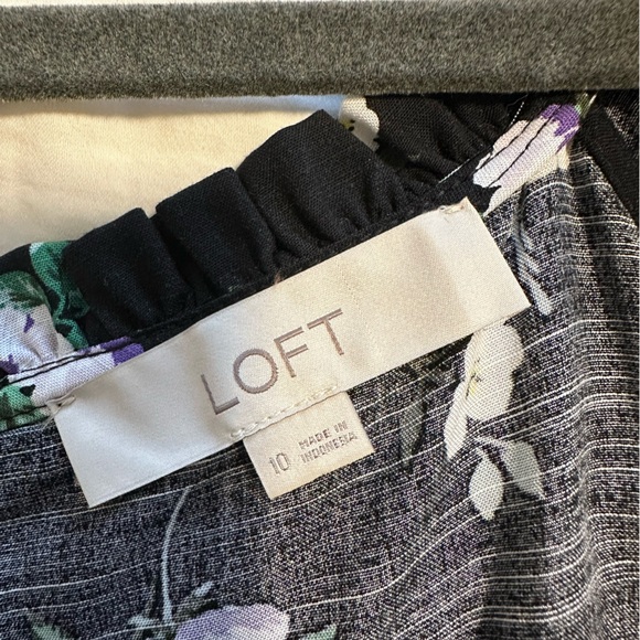 Loft Sleeveless Floral Dress - Picture 7 of 8